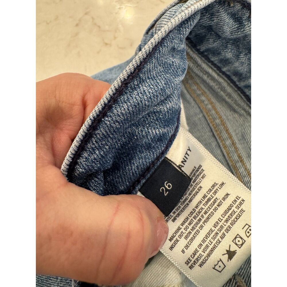 Citizens of Humanity Charlotte Button Fly Distressed Jeans Size 26 - Picture 4 of 11